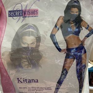 Secret Wishes Kitana Mortal Kombat costume xs